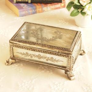 アンティーク ガラス ジュエリー ボックスの通販 Au Pay マーケット