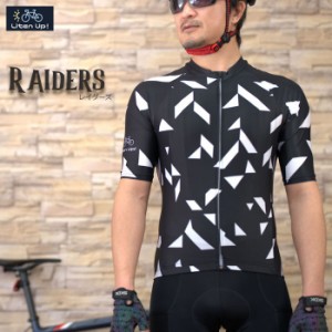 サイクルジャージ LitenUp!（ライトゥンナップ）Cycling Jersey Raiders 『レイダーズ』 サイクルウエア サイクルウェア かっこいい 半袖