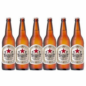 サッポロビール ラガー 大瓶 633ml ビール6本セット LB6 赤星