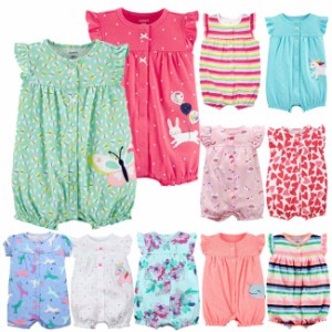 【送料無料】カーターズ Carter’s 半袖 ロンパース カバーオール ベビー服 女の子 6m 9m 12m 18m 24m【子供服専門店 ロンパース おしゃ