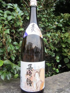 麦焼酎 長崎の鐘（ながさきのかね）焼酎25度1.8L（長崎県 福田酒造）