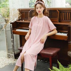 ルームウェア ワンピース パジャマ レディース 春夏 半袖 綿パジャマ ネグリジェ ロング ワンピース 姫系 かわいい 部屋着 寝巻き 女性 の通販はau Wowma ワウマ Your Own Style 商品ロットナンバー