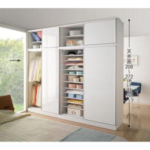 引き戸間仕切りワードローブ ハンガータイプ・幅118cm 765228
