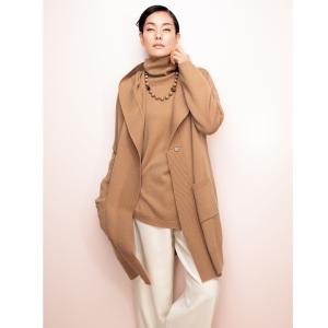 フレイアイディー ウールカシミアニットポンチョ ブラウン 美品 悔しかっ 