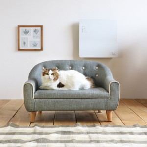 ペット用品 猫と暮らす家具 コンパクト ペット 合皮 ペットソファ　リリ LM0232