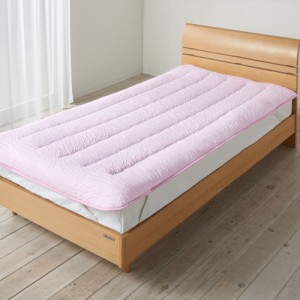 敷きパッド ベッドパッド ≪セミダブル≫ とろふわ触感のテンセル繊維シリーズ 敷きパッド E61210