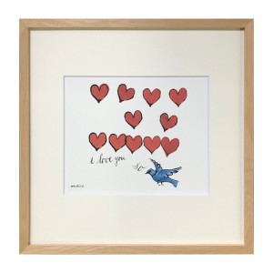 アート カレンダー 絵画 アートフレーム 壁掛け アンディ・ウォーホール　Love You So c 780352