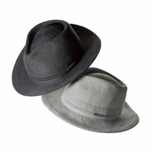 帽子 サングラス 手袋 ベルト ニット帽 キャスケット リネン Les Les Belles Modes/ベル・モード リネン混 中折れハット 246311
