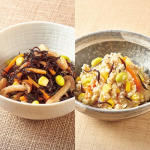 お惣菜 和惣菜 バイヤーこだわり 国産野菜のひじき煮＆白和えセット 各5袋 FF9607