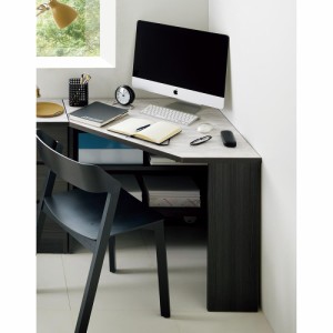 ホームオフィス家具 ユニット 日本製 コンパクト コーナー Delft/デルフト コーナーデスクシリーズ デスク右オープン H56710