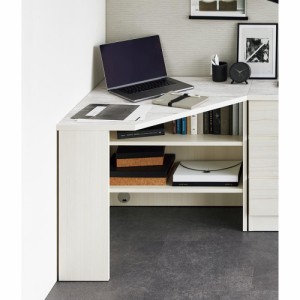 ホームオフィス家具 ユニット 日本製 コンパクト コーナー Delft/デルフト コーナーデスクシリーズ デスク左オープン H56711