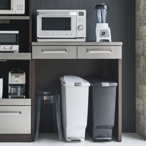 キッチンカウンター カウンター SmartII スマート2 ステンレスシリーズ 間仕切りオープンキッチンカウンター 幅90.5cm高さ100cm H55306