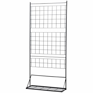 フェンス ラティス トレリス プランター台付きワイドトレリス〈グレー〉 ハイタイプ 高さ196cm G71803