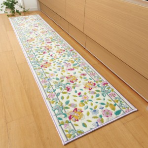 カーペット ラグ マット キッチンマット 防臭 抗菌 日本製 滑り止め 柄 ≪約50×180cm≫ MINTON/ミントン キッチンマット 818619