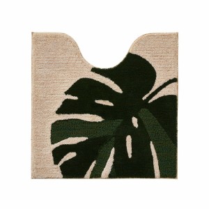 バス用品 トイレ用品 トイレマット 便座カバー 抗菌 ≪普通判≫ Monstera/モンステラ シリーズ トイレタリー トイレマット単品 H57524