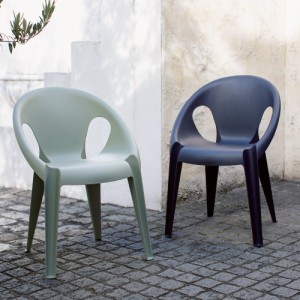 ガーデンファニチャー ガーデンチェア ベンチ スタッ ≪同色2脚組≫ Bell Chair/ベルチェア  G36702