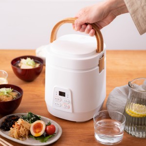 調理家電 キッチン家電 炊飯器 ミニライスクッカー 0.5-2合が炊飯できます！ WW1462