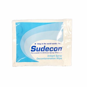 催涙スプレー中和剤 OC除去剤 SUDECON 2枚セット 護身用グッズ