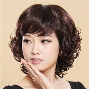 自然 かつら清楚系 中年 ショート ヘア フル 医療用 ウィッグ ネット付 ふわふわ の通販はau Wowma ワウマ 華麗商店 商品ロットナンバー