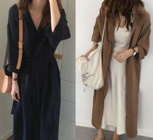 ロング カーディガン ワンピース 2wayの通販 Au Pay マーケット