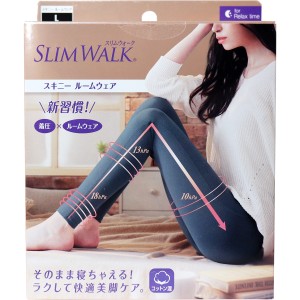 CMで話題！！数量限定価格！！ピップ スリムウォーク スキニー ルームウェア グレー L 着圧 SLIMWALK