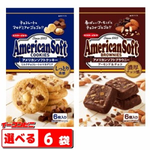 ミスターイトウ 　アメリカンソフトクッキー／ソフトブラウニー　 組み合わせ選べる6袋 （計36枚分） AmericanSoft 