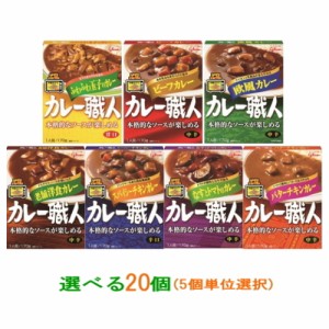 グリコ　カレー職人　170g　選べる２個　レトルトカレー　【ゆうパケット送料無料】