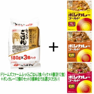 カレーライス　12食セット（レトルトごはん12個+レトルトカレー12個）ボンカレー　【送料無料(沖縄・離島除く)】