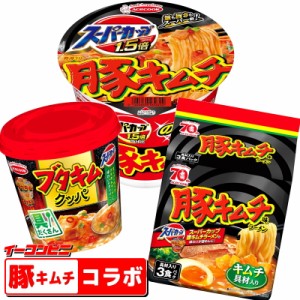 エースコック　豚キムチ　コラボレーションパック　3種各2個セット（合計10食分）　クッパ／袋／カップ　豚キムチ祭り　スーパーカップ