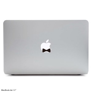 MacBook ステッカー スキンシール 蝶ネクタイ bowtie MacBook Air11/13 Pro13/15