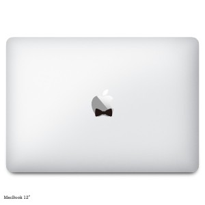 MacBook ステッカー スキンシール 蝶ネクタイ bowtie MacBook 12 Pro13/15 (2016〜)