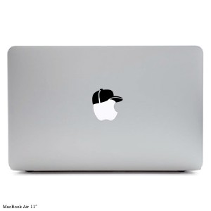 MacBook ステッカー スキンシール 野球帽 cap MacBook Air11/13 Pro13/15