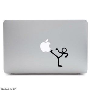MacBookステッカー スキンシール キック kick MacBook Air11/13 Pro13/15