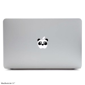 MacBook ステッカー スキンシール パンダ panda MacBook Air11/13 Pro13/15