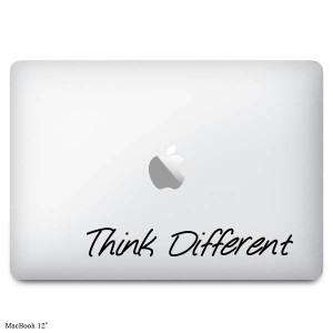 MacBookステッカー スキンシール think different MacBook Air / Pro