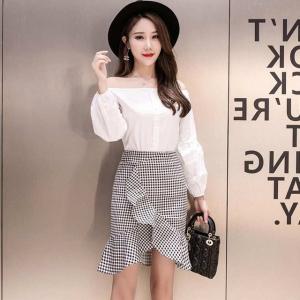 白黒 チェック スカート コーデの通販 Au Pay マーケット