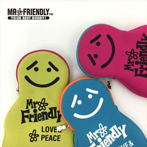 ミスターフレンドリー Mr.Friendly  サコッシュ 通販 ミスターフレンドリーカフェ ダイバー素材 サコッシュ ショルダー ポーチ かわいい 