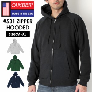 camber パーカー 通販 キャンバー スウェット 531 ジッパー フーデッド #531 CHILL BUSTER ZIPPER HOODED 7.5oz 裏地 6.5oz チルバスター