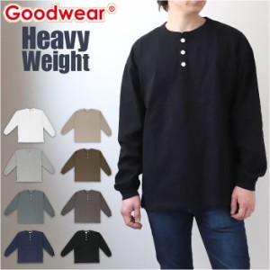 goodwear 長袖 tシャツ グッドウェア 2w75512 通販 メンズ シャツ Goodwear USA ロンt シャツ 袖リブヘンリーネックロンT トップス イン