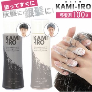 ヘアカラーワックス 通販 ヘアワックス カラーワックス カラー ヘアカラー 塗るだけ 簡単 整髪料 ヘア ワックス スタイリング KAMI-IRO 