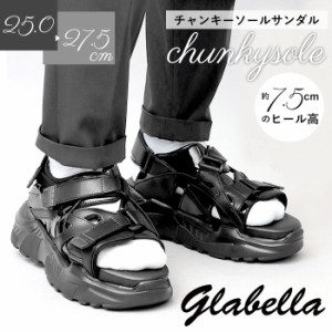 グラベラ サンダル glabella 通販 GLBT-266 スポーツサンダル 厚底サンダル メンズ ストラップサンダル オフィスサンダル コンフォートサ