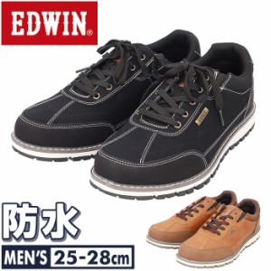 EDWIN スニーカー メンズ 7986 通販 ローカット エドウィン 靴 ローカットスニーカー カジュアルシューズ おしゃれ 防水 4cm 滑りにくい 