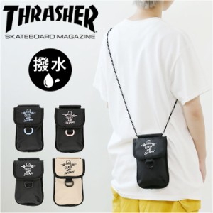 THRASHER スラッシャー スマホショルダー 通販 ミニショルダー スマホポーチ ショルダーバッグ ショルダーバック ショルダー 肩掛け なな