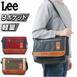 Lee ショルダーバッグ リー 320-3743 通販 ショルダーバック ショルダー バッグ メンズ 大きめ 斜めがけ 通勤 通学 大容量 A4 かっこいい