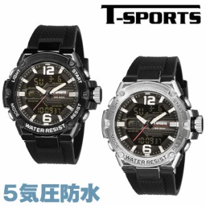 腕時計 アナログ デジタル 通販 T-SPORTS 時計 メンズ 男の子 CREPHA クレファー アナログ腕時計 デジタル腕時計 リストウォッチ メンズ