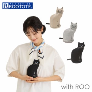 ルートート ROOTOTE バッグ 1117 通販 ポーチ レディース 大きめ ねこ 猫 ブランド 小物入れ ペンケース メガネケース 軽量 軽い 綿 コッ