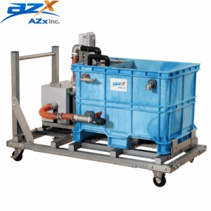 野菜洗浄機 二流体根菜洗浄機 設置サービス付き AZx エイザックス 水槽 フィルター 電気ポンプ 台車 付 ショウガ キクイモ ヤーコン サト