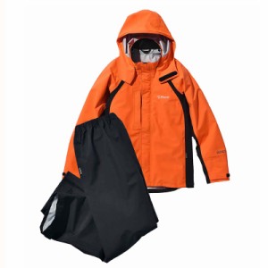 ゴアテックス Bloom ウェア 上下セット フラッシュオレンジ GORE-TEX ブルーム アウトドア レインウェア 農業 マウンテンパーカー 防水 