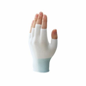 低発塵 インナー 手袋 指切りインナー手袋 20枚入 フリーサイズ B0950 コートなし シームレス ショーワグローブ 三カD