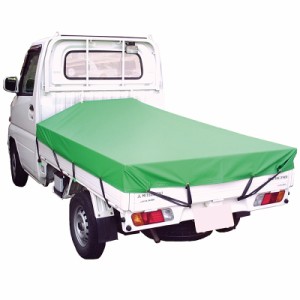 トラックシート 軽トラ用 帆布シート SH-K 1.9x2.1m 荷台サイズ 140ｘ200cm用 ポリエステル 耐水 耐候 耐久性 カSD